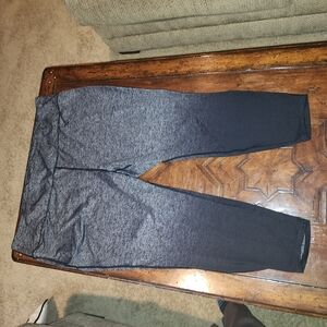 Torrid Gray Leggings with Slim Fit and Wide Waistband